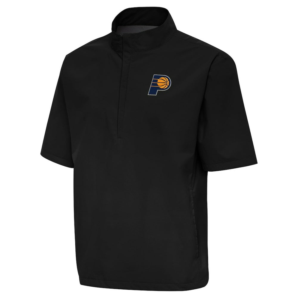 Indiana Pacers Antigua Brisk Quarter-Zip Windbreaker Black - NBA