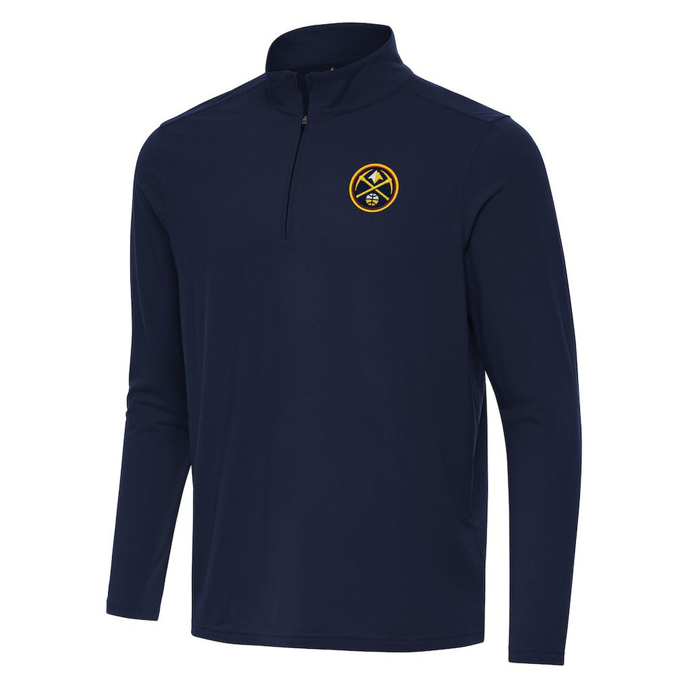 Denver Nuggets Antigua Intent Quarter-Zip Top Navy - NBA