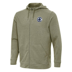 LA Clippers Antigua Effortless Full-Zip Hoodie Jacket Olive - NBA
