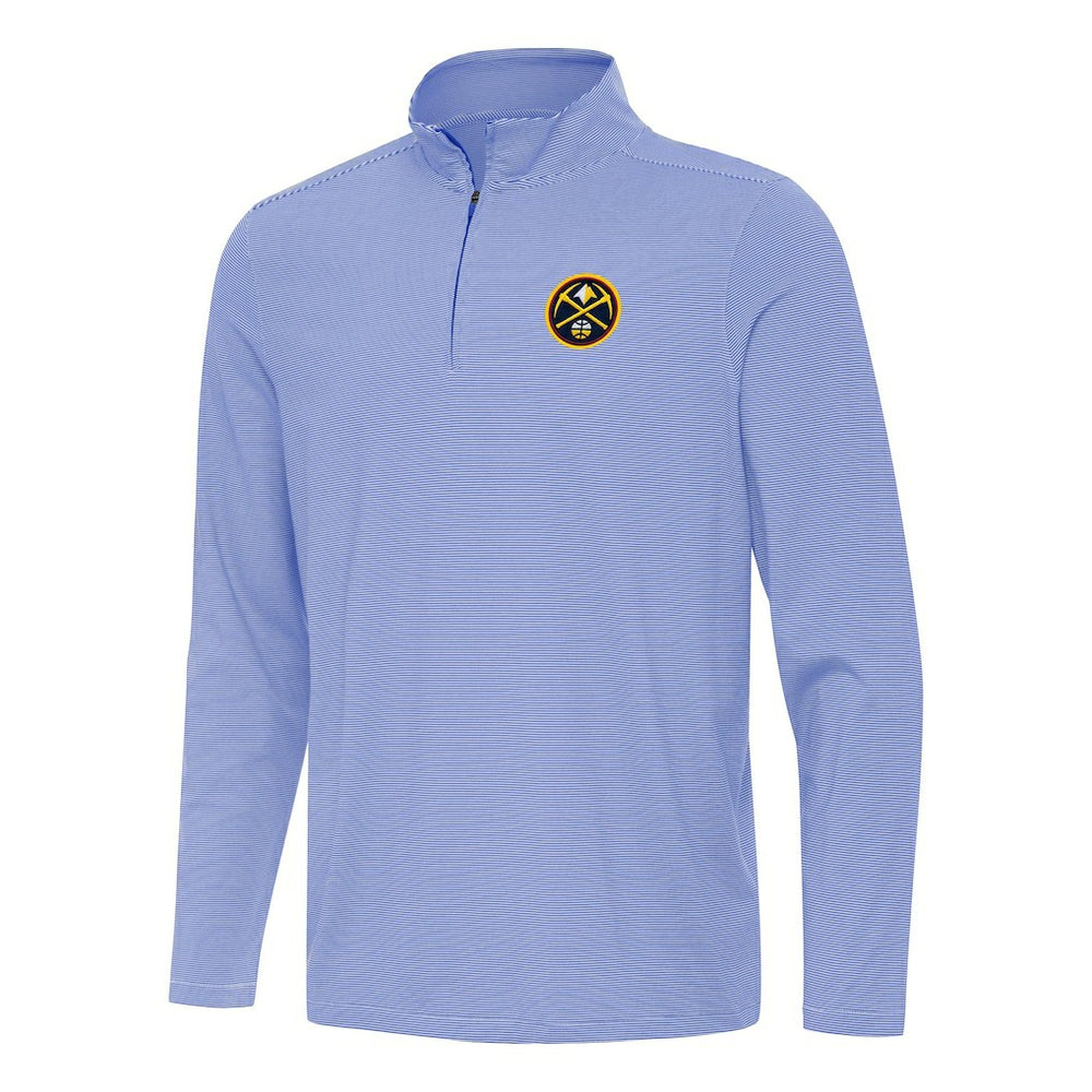 Denver Nuggets Antigua Twine Quarter-Zip Top Royal - NBA