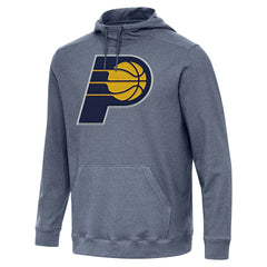 Indiana Pacers Antigua Cloud Pullover Hoodie Heather Navy - NBA