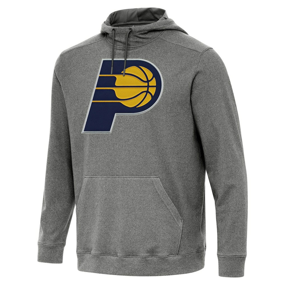 Indiana Pacers Antigua Cloud Pullover Hoodie Heather Black - NBA