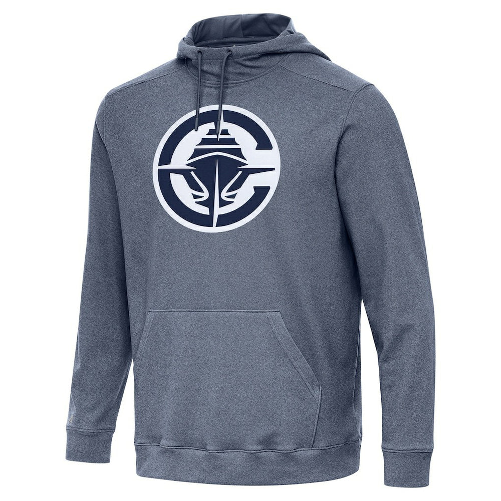 LA Clippers Antigua Cloud Pullover Hoodie Heather Navy - NBA