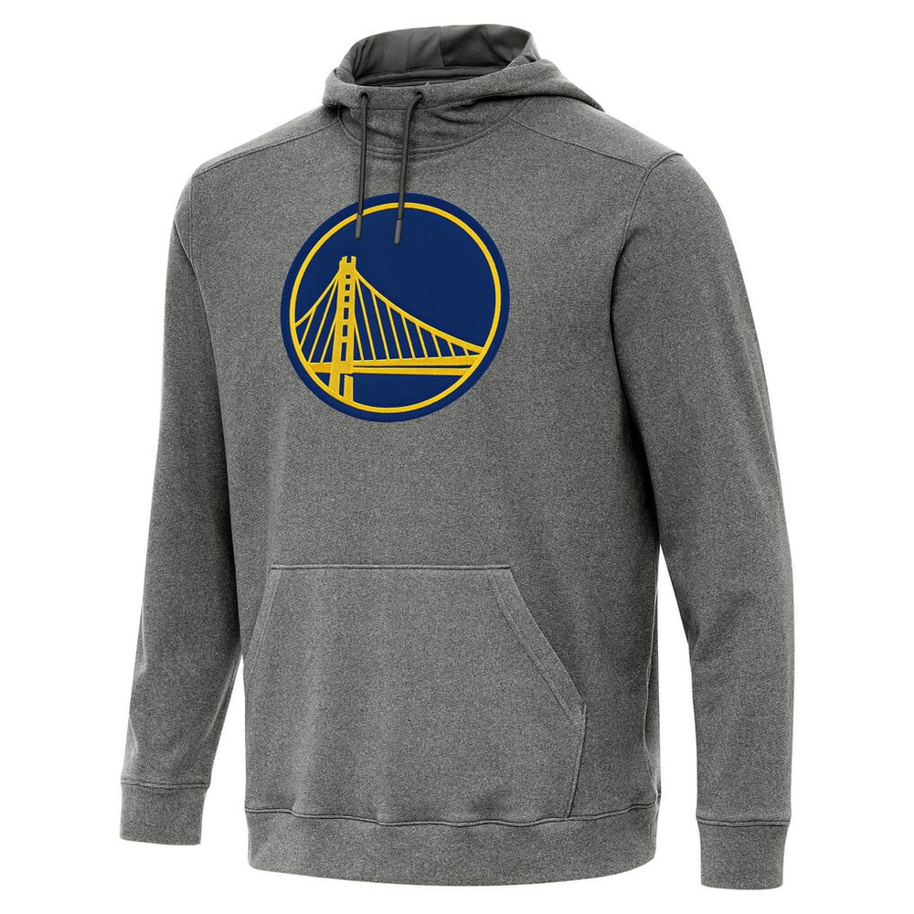Golden State Warriors Antigua Cloud Pullover Hoodie Heather Black - NBA
