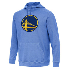 Golden State Warriors Antigua Cloud Pullover Hoodie Heather Royal - NBA