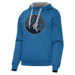 Minnesota Timberwolves Antigua Women's Victory Pullover Hoodie Blue - NBA
