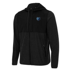Memphis Grizzlies Antigua Sway Full-Zip Hoodie Jacket Black - NBA