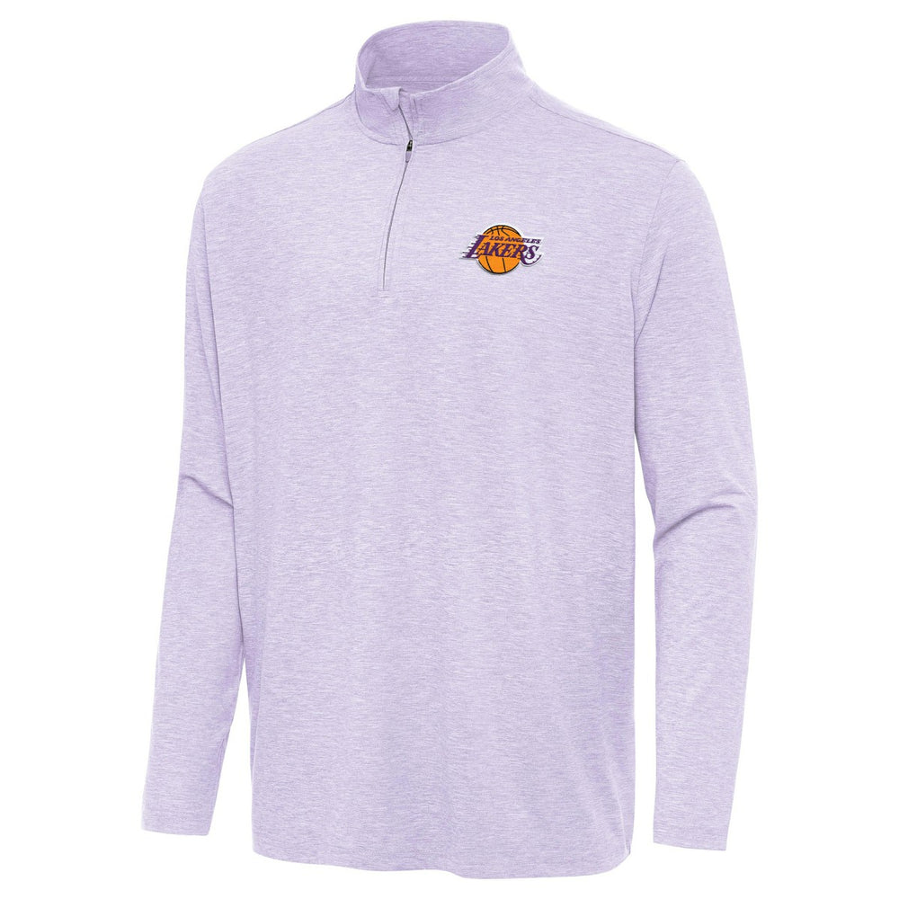 Los Angeles Lakers Antigua Hunk Quarter-Zip Top Lavender - NBA