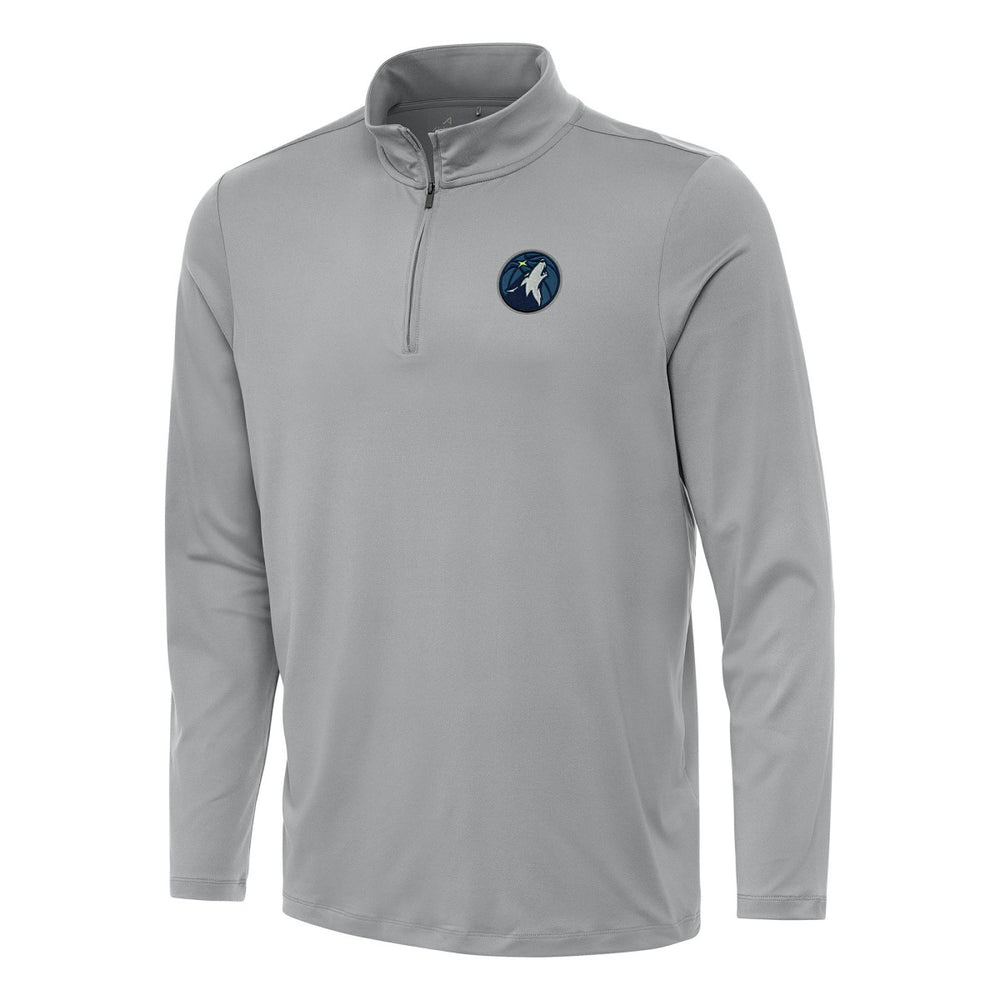 Minnesota Timberwolves Antigua Reprocess Quarter-Zip Top Gray - NBA