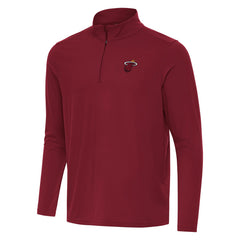 Miami Heat Antigua Intent Quarter-Zip Top Cardinal - NBA