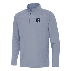 Minnesota Timberwolves Antigua Twine Quarter-Zip Top Navy - NBA