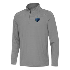Memphis Grizzlies Antigua Twine Quarter-Zip Top Black - NBA