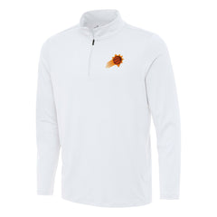 Phoenix Suns Antigua Reprocess Quarter-Zip Top White - NBA