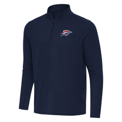 Oklahoma City Thunder Antigua Intent Quarter-Zip Top Navy - NBA