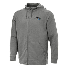 Orlando Magic Antigua Effortless Full-Zip Hoodie Jacket Heather Charcoal - NBA