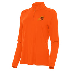 Phoenix Suns Antigua Women's Intent Quarter-Zip Top Orange - NBA