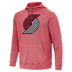 Portland Trail Blazers Antigua Cloud Pullover Hoodie Heather Red - NBA