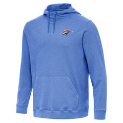 Oklahoma City Thunder Antigua Cloud Pullover Hoodie Heather Blue - NBA