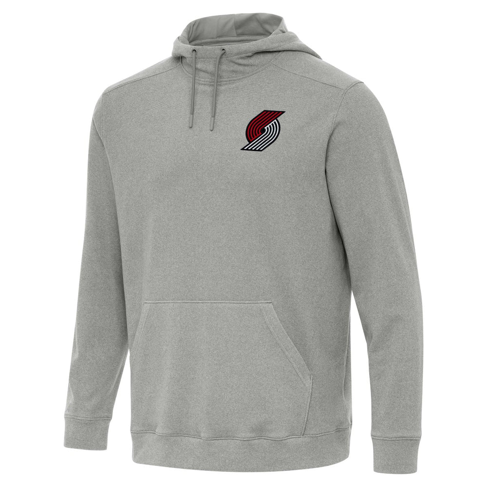 Portland Trail Blazers Antigua Cloud Pullover Hoodie Heather Gray - NBA