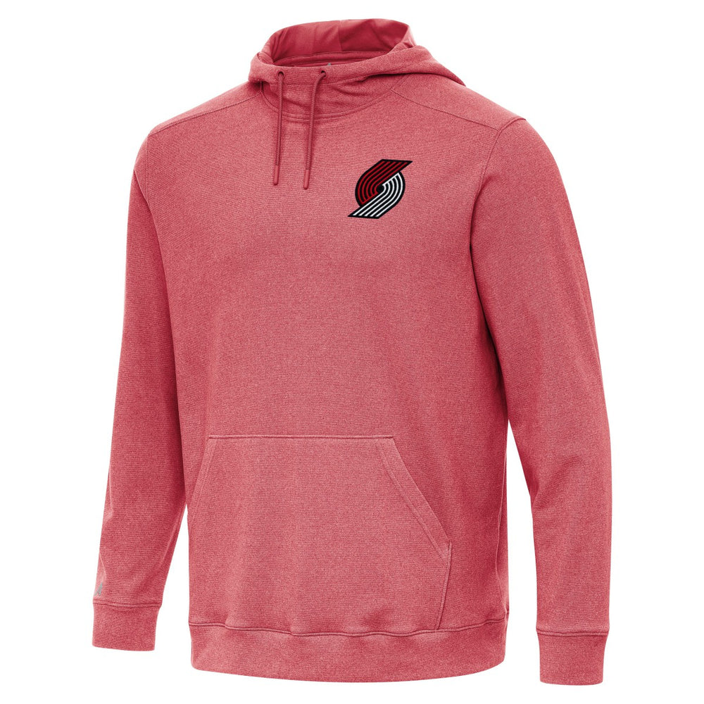Portland Trail Blazers Antigua Cloud Pullover Hoodie Heather Red - NBA