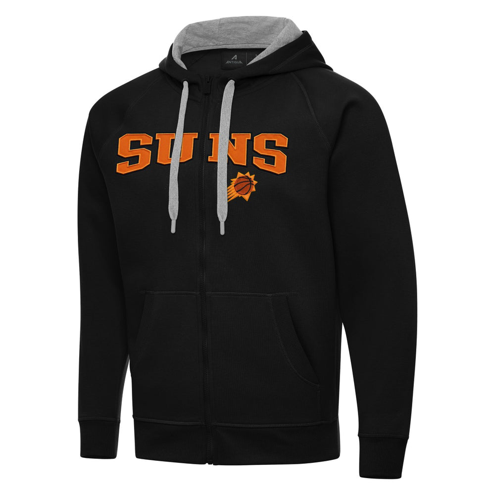 Phoenix Suns Antigua Big & Tall Victory Full-Zip Hoodie Jacket Black - NBA