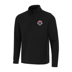 Washington Wizards Antigua Insider Quarter-Zip Top Black - NBA