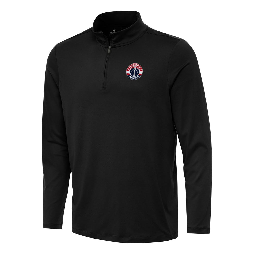 Washington Wizards Antigua Reprocess Quarter-Zip Top Black - NBA