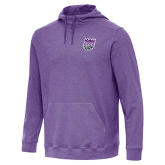 Sacramento Kings Antigua Cloud Pullover Hoodie Heather Purple - NBA
