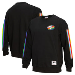 San Francisco 49ers Pride Pullover Sweatshirt Black | Mitchell & Ness