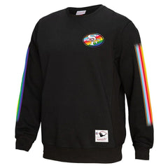 San Francisco 49ers Pride Pullover Sweatshirt Black | Mitchell & Ness