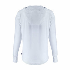 Cleveland Browns Cutter & Buck Women's Daybreak Eco Recycled Half-Zip Hoodie White | NFL