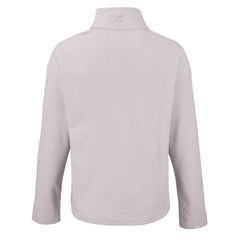 Cleveland Browns Cutter & Buck Women's Hunts Point Eco Textured Fleece Recycled Quarter-Snap Pullover Gray | NFL