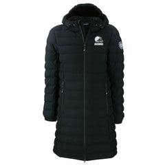 Cleveland Browns Cutter & Buck Women's Mission Ridge Repreve Eco Insulated Full-Zip Hoodie Long Puffer Jacket Black | NFL