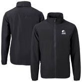 Cleveland Browns Cutter & Buck Charter Eco Recycled Full-Zip Hoodie Jacket Black | NFL