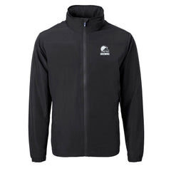 Cleveland Browns Cutter & Buck Charter Eco Recycled Full-Zip Hoodie Jacket Black | NFL