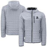 Cleveland Browns Cutter & Buck Rainier Primaloft Eco Full-Zip Hooded Jacket Gray | NFL