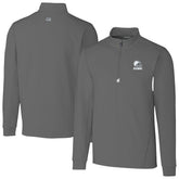 Cleveland Browns Cutter & Buck Big & Tall Traverse Stretch Eco Quarter-Zip Pullover Top Gray | NFL