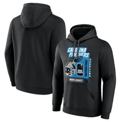Carolina Panthers Bud Light Pullover Hoodie Black | NFL