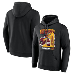 Washington Commanders Bud Light Pullover Hoodie Black | NFL