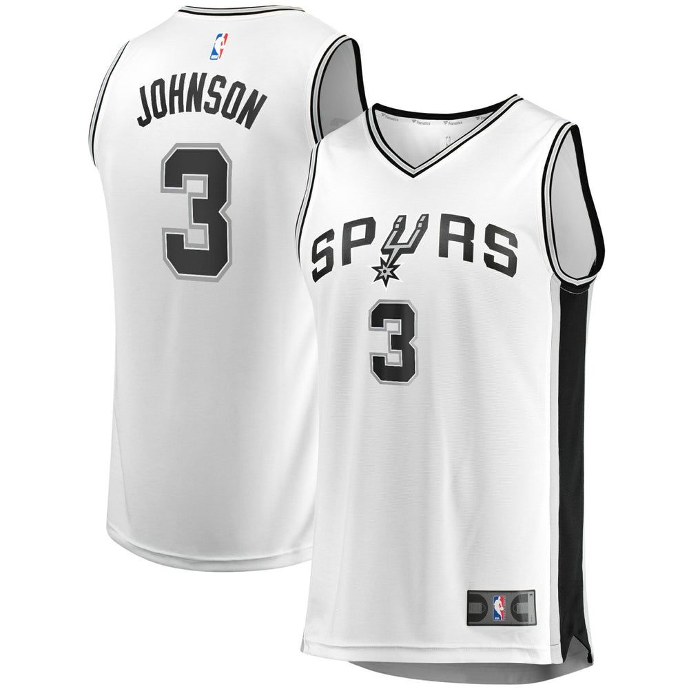 Keldon Johnson San Antonio Spurs Fast Break Association Jersey White - NBA