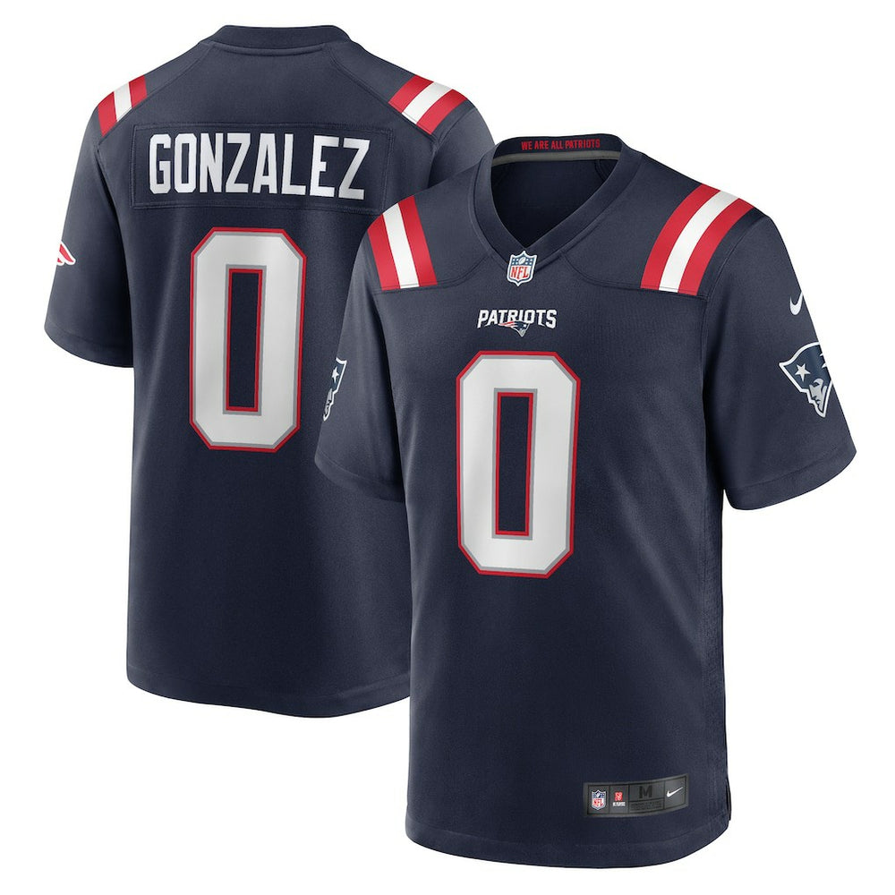Christian Gonzalez New England Patriots Team Game Jersey Navy | Nike for Sale