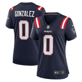 Christian Gonzalez New England Patriots Women's Team Game Jersey Navy | Nike for Sale