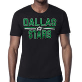 Dallas Stars Starter Mesh Look Team Name T-Shirt - Black - NHL