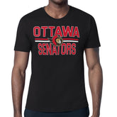 Ottawa Senators Starter Mesh Look Team Name T-Shirt - Black - NHL