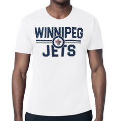 Winnipeg Jets Starter Mesh Look Team Name T-Shirt - White - NHL