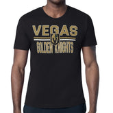 Vegas Golden Knights Starter Mesh Look Team Name T-Shirt - Black - NHL