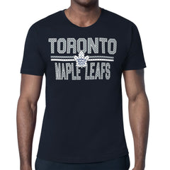 Toronto Maple Leafs Starter Mesh Look Team Name T-Shirt - Navy - NHL
