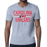 Carolina Hurricanes Starter Mesh Look Team Name T-Shirt - Heather Gray - NHL