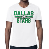 Dallas Stars Starter Mesh Look Team Name T-Shirt - White - NHL