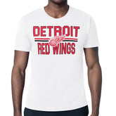 Detroit Red Wings Starter Mesh Look Team Name T-Shirt - White - NHL